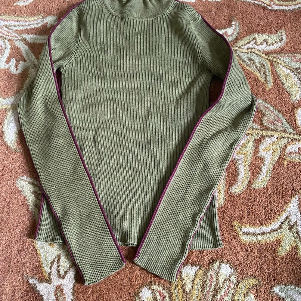 Zara colorblock sweater